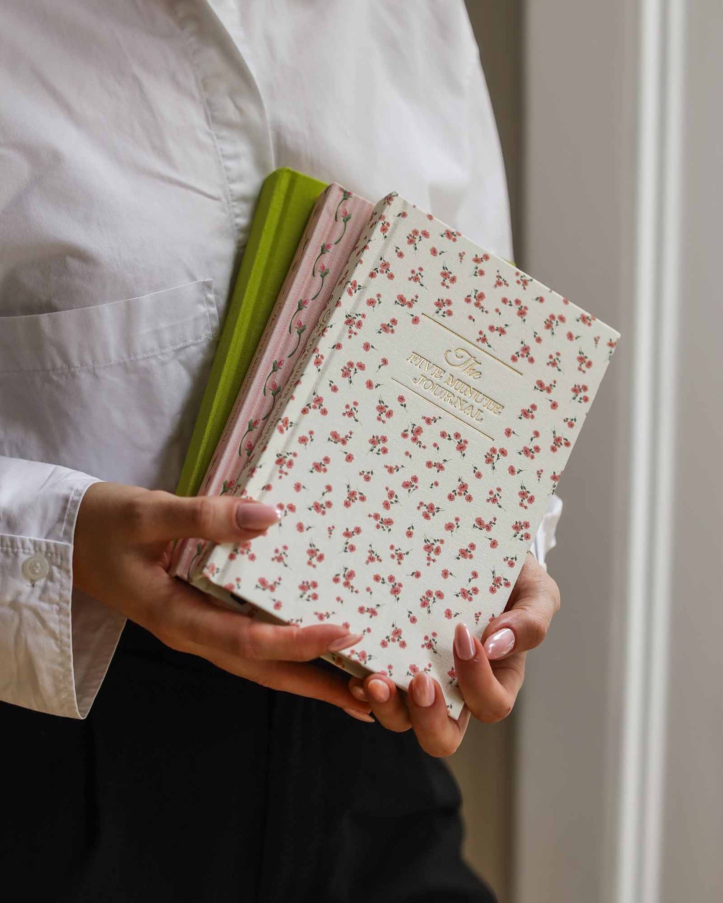 The Five Minute Journal, Ditsy rose version - Taknemmelighedsdagbog
