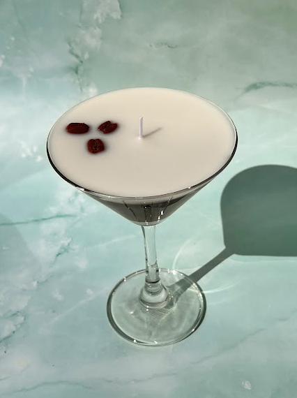 Espresso Martini duftlys i premium sojavoks