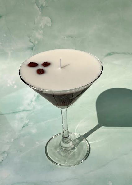 Espresso Martini duftlys i premium sojavoks