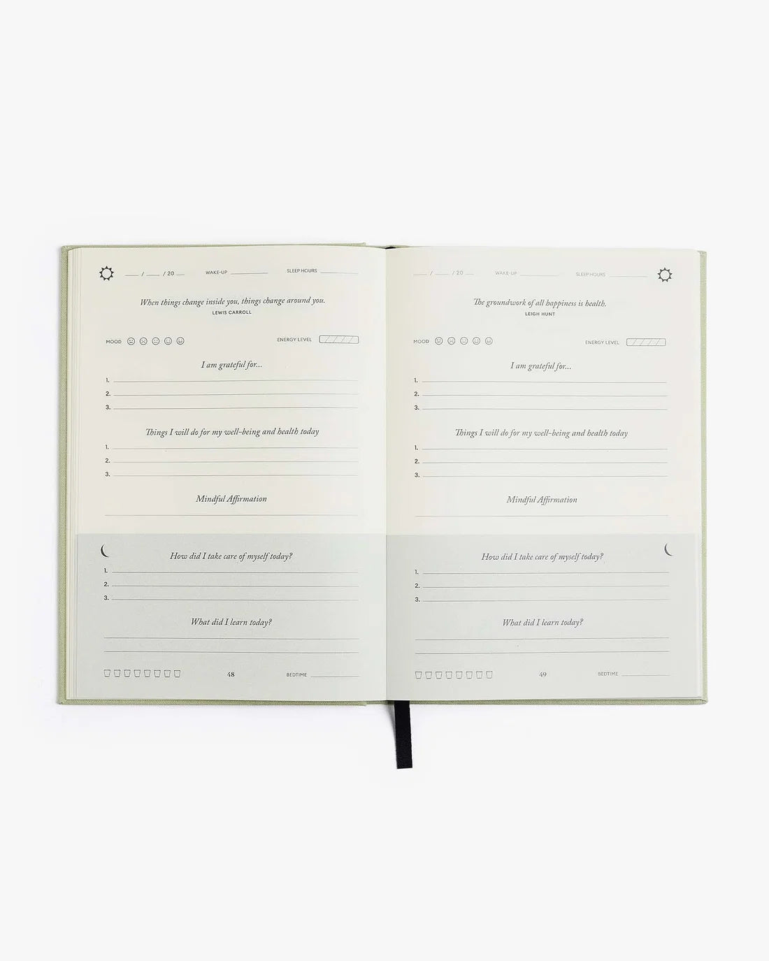The Five Minute Journal Health & Fitness Edition - Taknemmelighedsdagbog