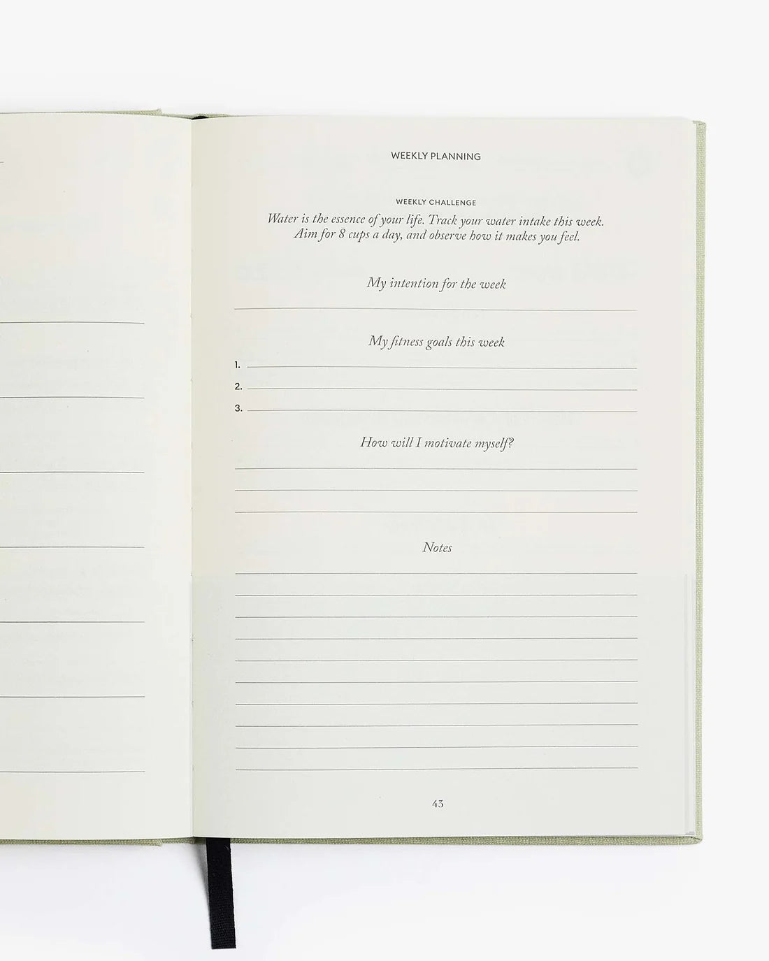 The Five Minute Journal Health & Fitness Edition - Taknemmelighedsdagbog