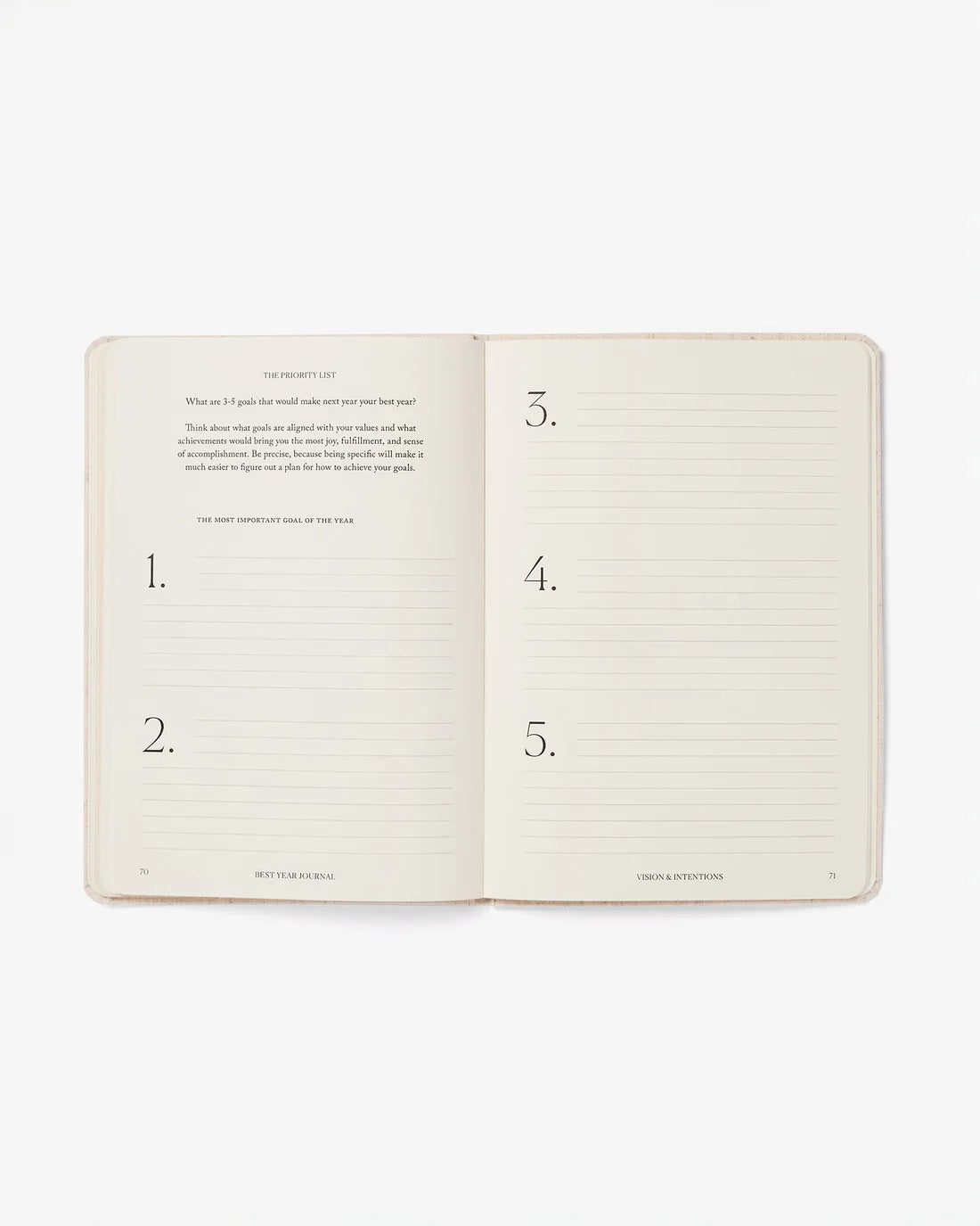 The Best Year Journal, Black Essential version - Taknemmelighedsdagbog