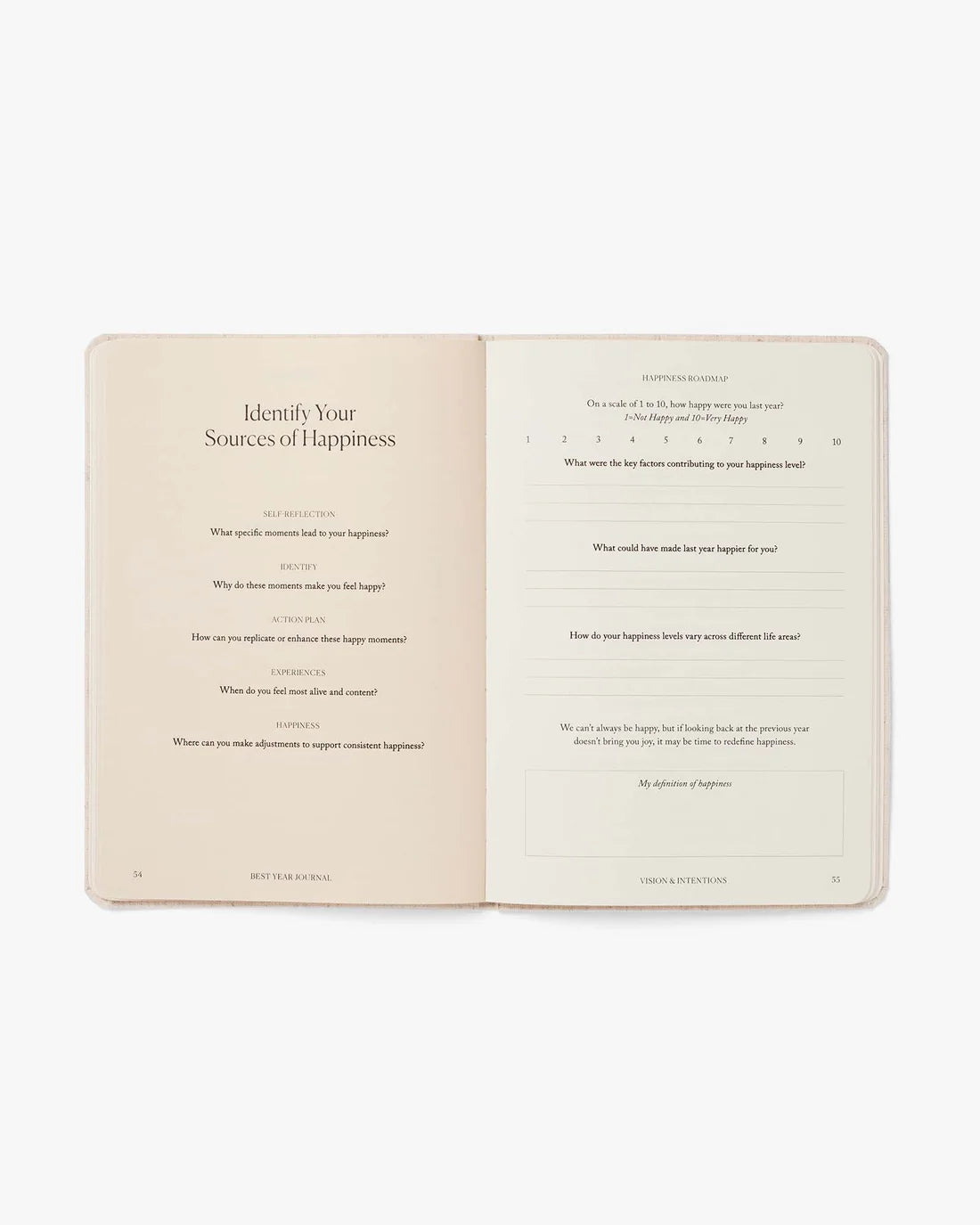 The Best Year Journal, Black Essential version - Taknemmelighedsdagbog