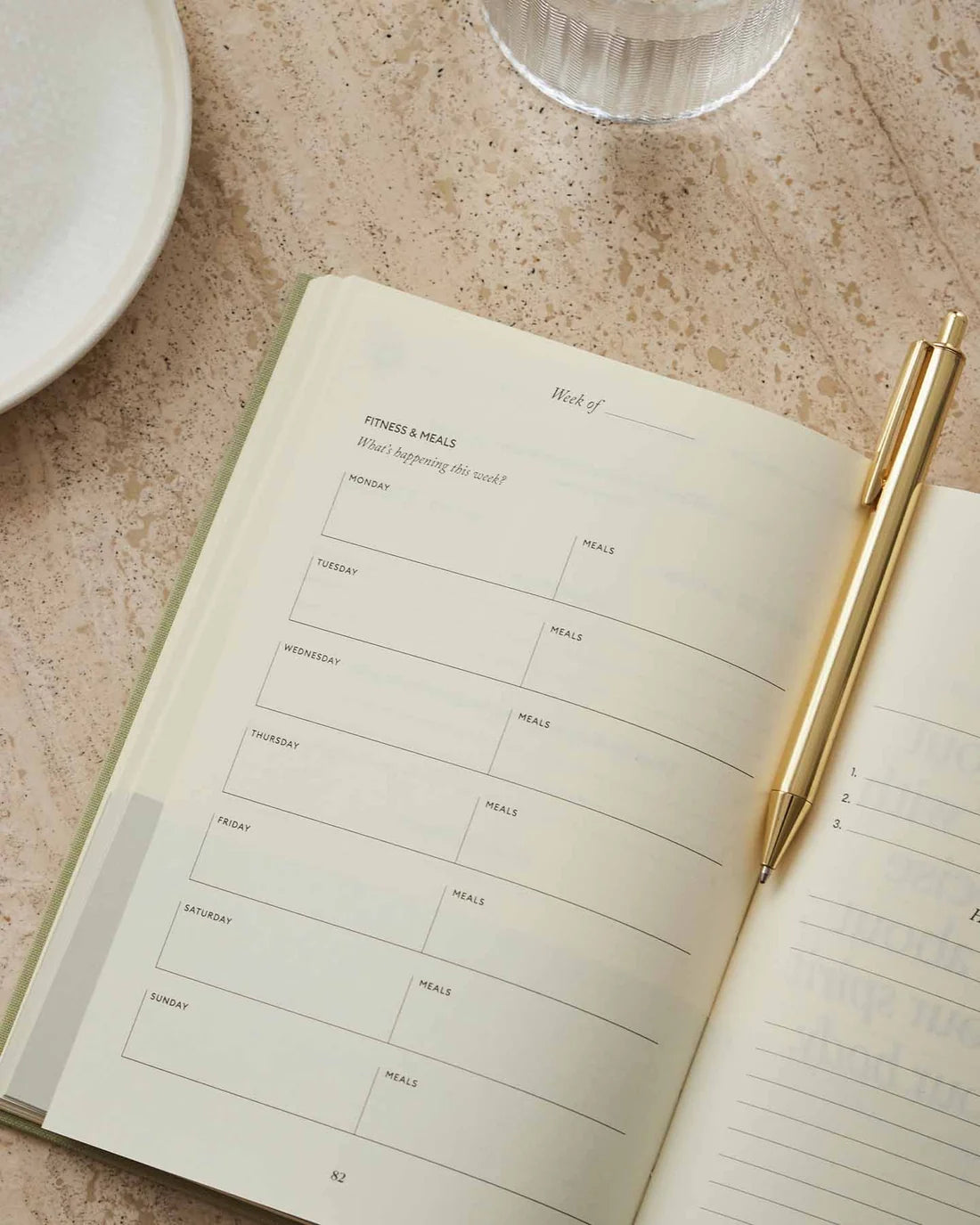 The Five Minute Journal Health & Fitness Edition - Taknemmelighedsdagbog