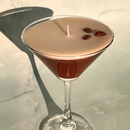 Espresso Martini duftlys i premium sojavoks