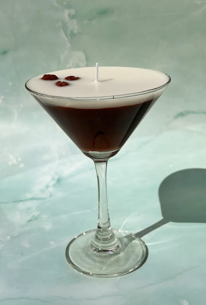 Espresso Martini duftlys i premium sojavoks