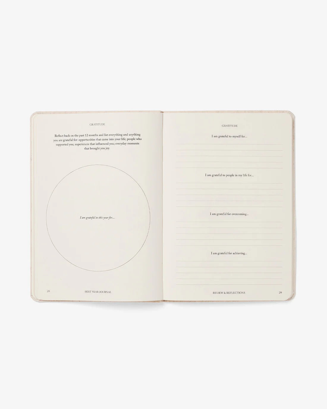 The Best Year Journal, Pink Essential version - Taknemmelighedsdagbog