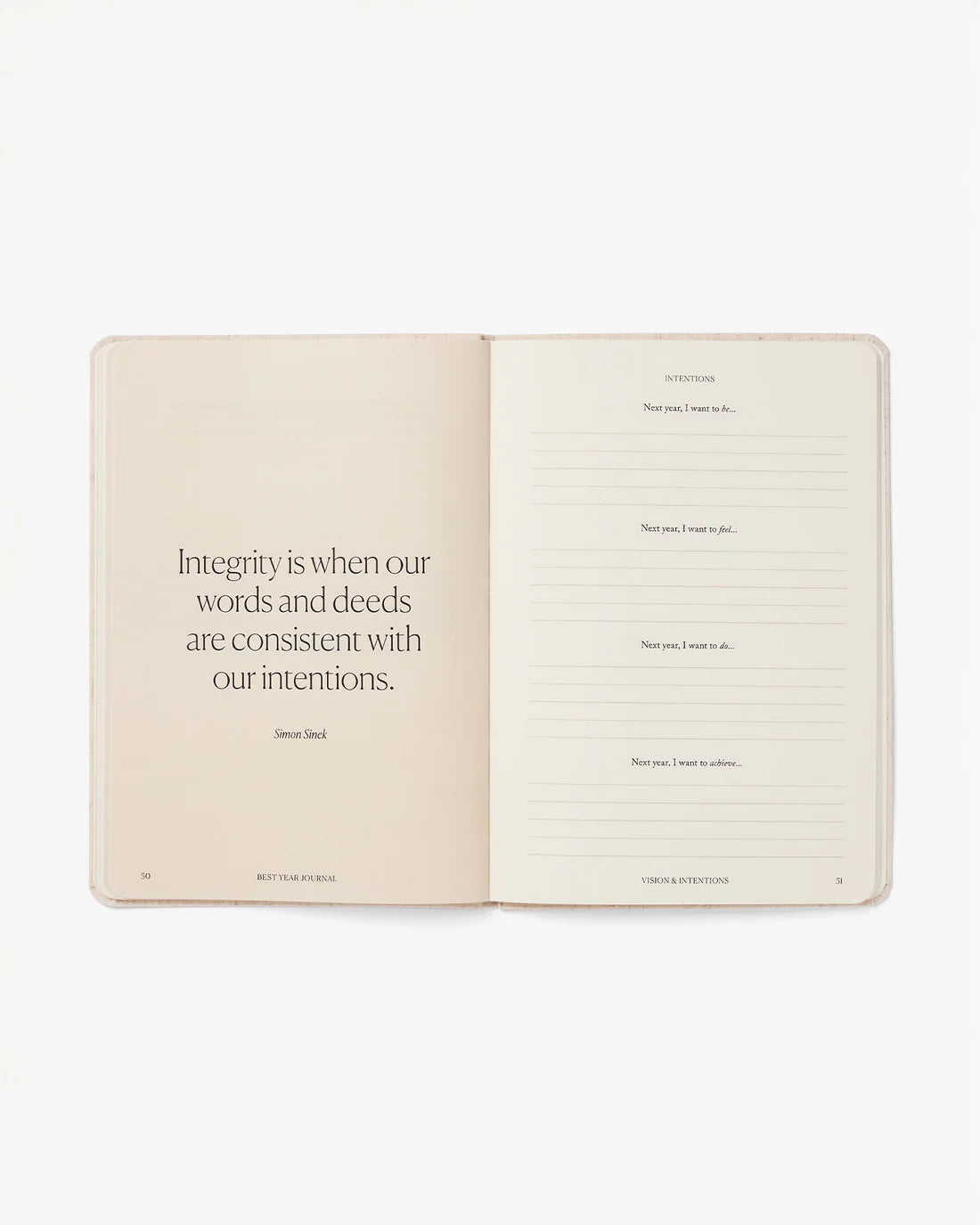 The Best Year Journal, Pink Essential version - Taknemmelighedsdagbog