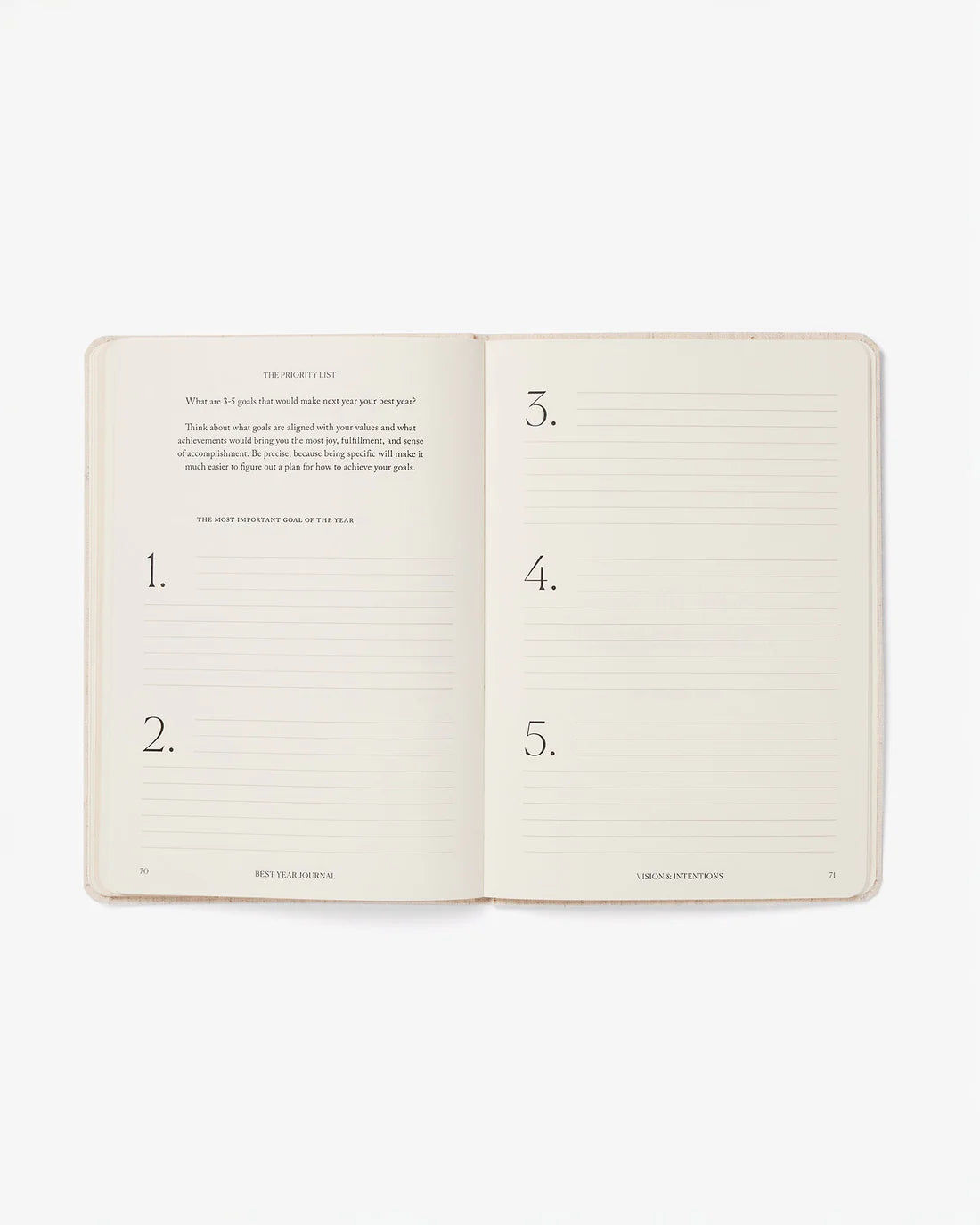 The Best Year Journal, Pink Essential version - Taknemmelighedsdagbog