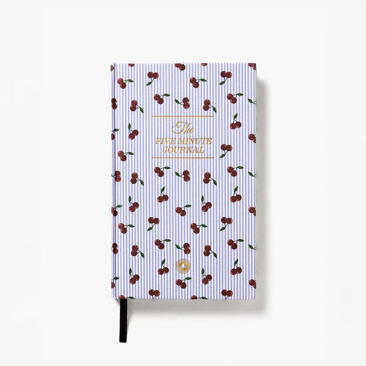 The Five Minute Journal, Cherry Stripe limited version - Taknemmelighedsdagbog