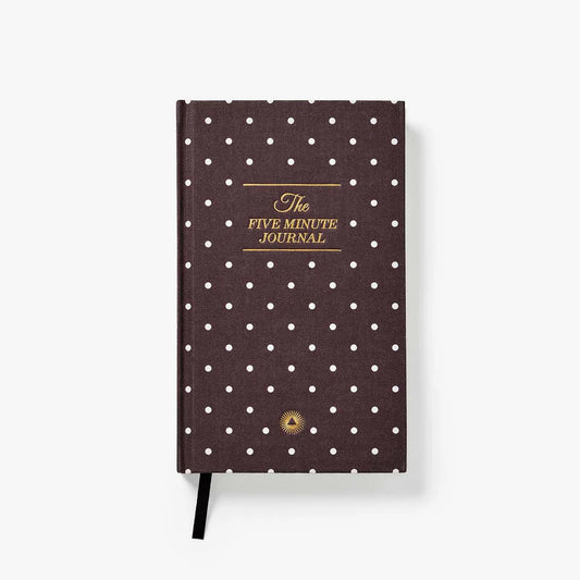 The Five Minute Journal, Mocha Polka Dot version - Taknemmelighedsdagbog